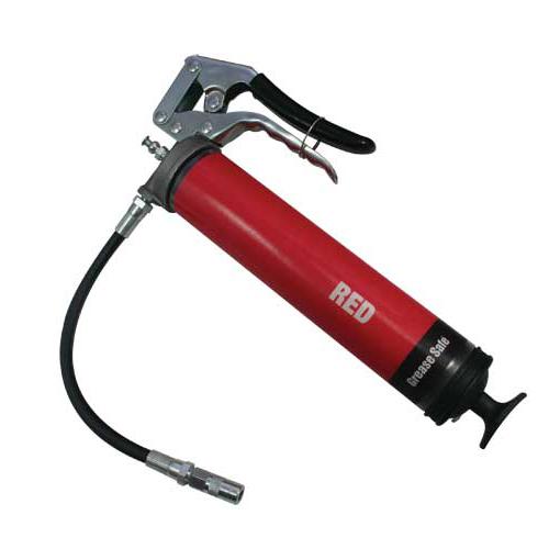 OilSafe Red Pistol Grip Grease Gun - 330708 - RelaWorks